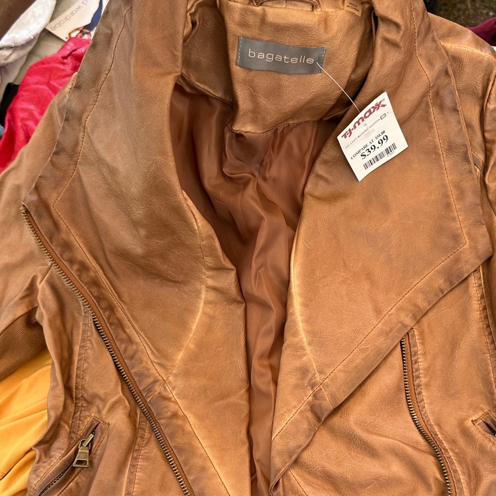 Bagatelle Women's Brown Leather Jacket